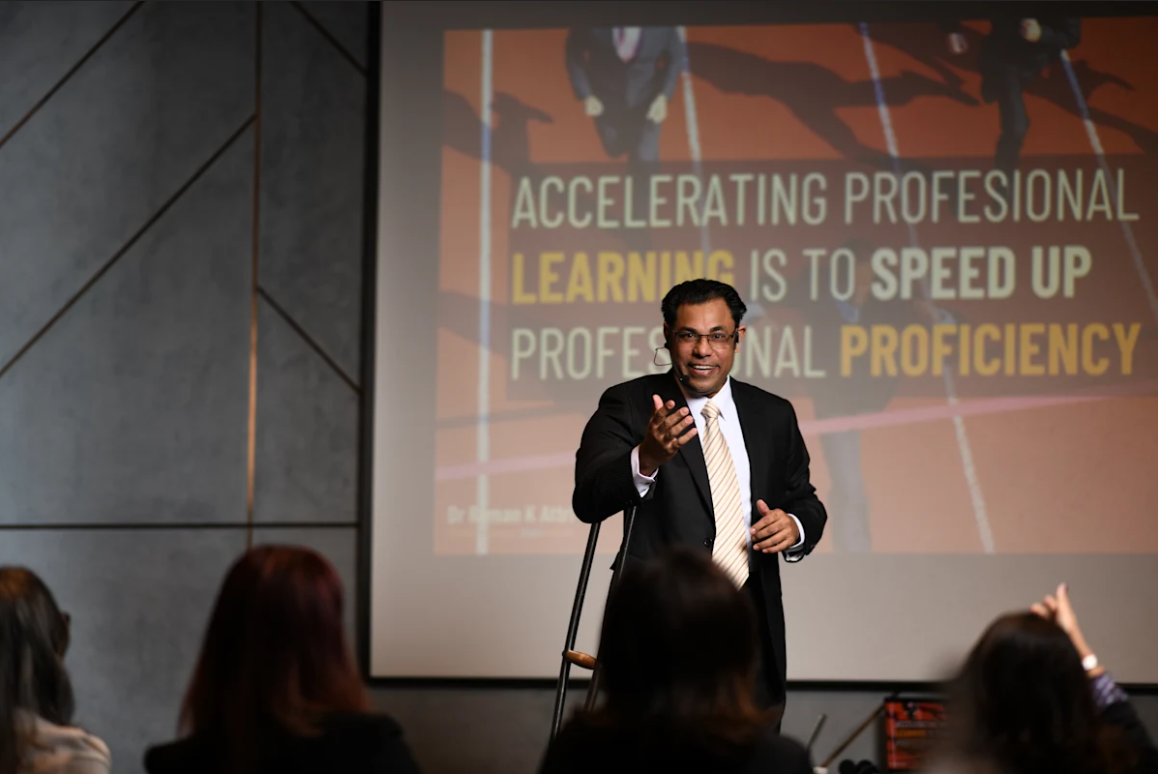 Dr Raman K Attri, the world’s number one authority on the science of speed, transforming business-as-usual professionals into speed-savvy leaders